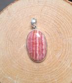 Zilveren hanger met natuurlijke Rhodochrosiet zilver 925, O.T., Overige voorstellingen, Nieuw, Ophalen of Verzenden
