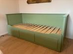 Ikea Hemnes uitschuifbed groen 80 cm, Huis en Inrichting, Slaapkamer | Bedden, Ophalen, Tweepersoons, Zo goed als nieuw, 80 cm