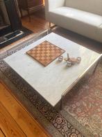Salontafel marmer, Ophalen, 50 tot 100 cm, Zo goed als nieuw, Minder dan 50 cm