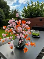 Vaas 40cm hoog met kunstbloemen voor buiten en binnen, Huis en Inrichting, Woonaccessoires | Vazen, Ophalen, Overige kleuren, Glas