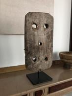 KUNST ART BRUT HOUT SOKKEL DECO, Ophalen of Verzenden