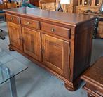 Kast |Middenkleur kwaliteits eiken dressoir, 180 x95x54 cm, Ophalen, Landelijk klassiek, 150 tot 200 cm, Eikenhout