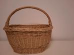 Mooie rieten mand met handvat, Ophalen, Mand, Rond, Zo goed als nieuw