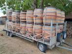 Eiken regentonnen wijnvaten van 228 liter tot 500 liter., Tuin en Terras, 150 liter of meer, Ophalen, Nieuw, Hout