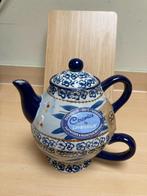 Lavandoux | Tea for One Wit, Blauw, Huis en Inrichting, Keuken | Servies, Nieuw, Overige typen, Keramiek, Overige stijlen