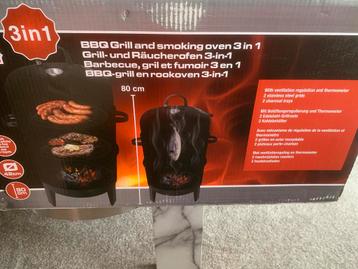 3-in-1 BBQ Grill & Smoker beschikbaar voor biedingen