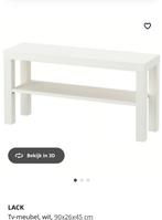Ikea Lack tv-meubel, ook als schoenrek te gebruiken., Huis en Inrichting, Tafels | Sidetables, Ophalen, Gebruikt, 50 tot 100 cm
