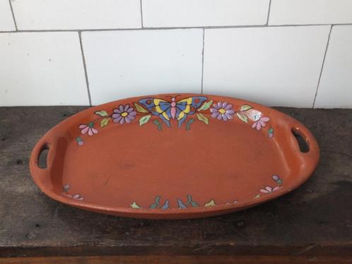 art nouveau terracotta schaal vintage longchamp terre de fer, Antiek en Kunst, Curiosa en Brocante, Ophalen