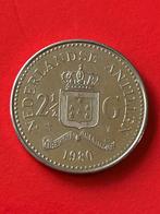 2 1/2 Gulden 1980 nederlandse antillen, Postzegels en Munten, Munten | Nederland, Ophalen of Verzenden, Koningin Beatrix, 2½ gulden