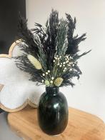 Vaas inclusief droogbloemen, Huis en Inrichting, Woonaccessoires | Kunstplanten en Kunstbloemen, Ophalen of Verzenden, Nieuw