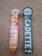 2 taphendels La Cadette bier, Verzamelen, Biermerken, Ophalen of Verzenden, Nieuw, Overige typen, Overige merken