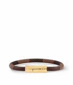 Louis Vuitton Keep It Bracelet Men 21, Ophalen of Verzenden, Zo goed als nieuw, Leer, Overige merken