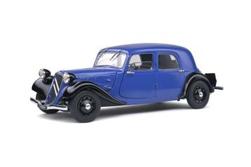 Citroen Traction Avant 11CV bi-ton blauw zwart Solido 1:18 beschikbaar voor biedingen