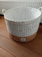 Mooie grote Riviera Maison mand Bahia two tone basket, Ophalen, Mand, Rond, Zo goed als nieuw