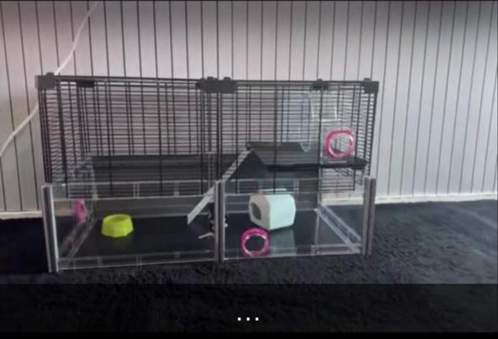 Hamster kooi Ferplast Multipla Hamster, Dieren en Toebehoren, Knaagdieren en Konijnen | Hokken en Kooien, Zo goed als nieuw, Kooi