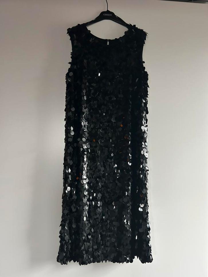 Odeeh feestelijke pailletten jurk zwart 38 by Pauw NP 785,00, Kleding | Dames, Gelegenheidskleding, Nieuw, Cocktailjurk, Maat 38/40 (M)