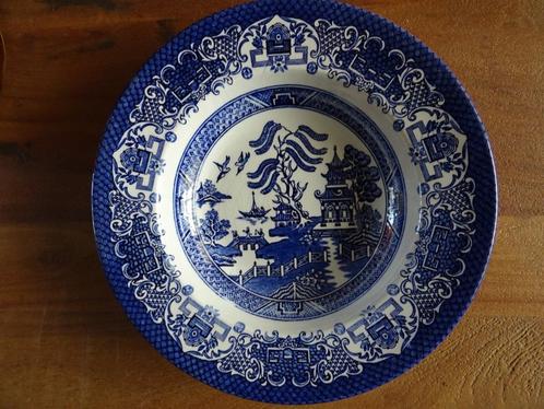 Old Willow blauw wit  bord, Antiek en Kunst, Antiek | Servies los, Ophalen of Verzenden