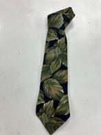 Ascot stropdas groen 100% zijde, Ophalen of Verzenden, Zo goed als nieuw, Met patroon, Ascot