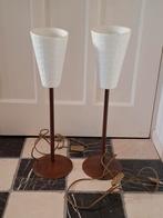 Retro,vintage Staande bureau Lampen, Ophalen, Gebruikt, Glas, Minder dan 100 cm