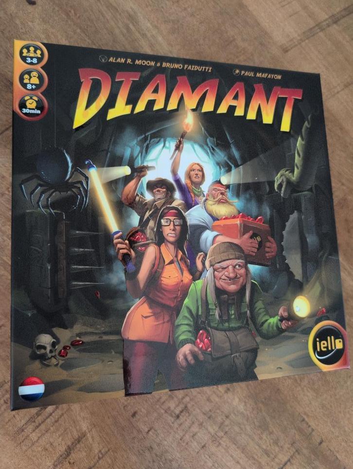 Diamant, Hobby en Vrije tijd, Gezelschapsspellen | Bordspellen, Zo goed als nieuw, Ophalen