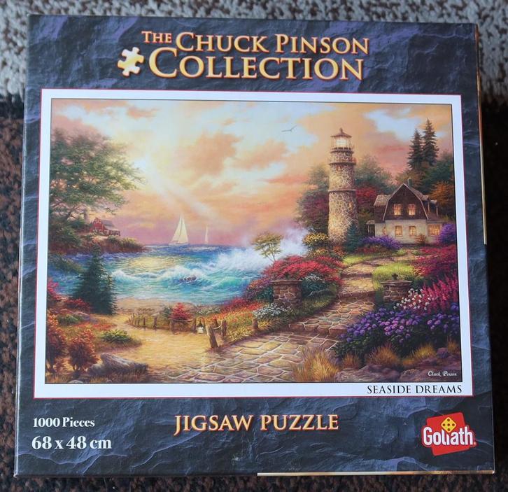 Legpuzzel Goliath – 1000 stukjes – Seaside Dreams, Hobby en Vrije tijd, Denksport en Puzzels, Zo goed als nieuw, Legpuzzel, 500 t/m 1500 stukjes