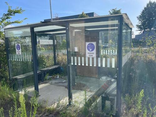 rokershok, tuinhuis, bergplaats, broeikas etc., Tuin en Terras, Tuinhuizen, Gebruikt, Overige typen, Metaal, 3 ramen of meer, Ophalen of Verzenden