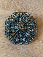 Vintage Broche met Filigraan Design, Ophalen of Verzenden, Gebruikt, 4 tot 7 cm, Zilver