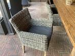 Tuintafel met 7 stoelen, Tuin en Terras, Tuinsets en Loungesets, Ophalen of Verzenden, Gebruikt, Rotan, Tuinset