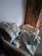 Vintage wollen deken  - 100 %  zuiver scheerwol, Ophalen of Verzenden, Deken of Dekbed