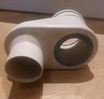 Broekstuk voor rookgasafvoer 80 - 80 naar 125, Doe-het-zelf en Verbouw, Buizen en Afvoer, Afvoer, Gebruikt, Ophalen of Verzenden