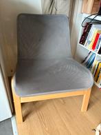 Grijze IKEA stoel - Gebruikt, Huis en Inrichting, Stoelen, Ophalen, Gebruikt, Eén, Stof