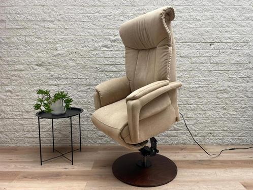 Prominent Malmo L sta op stoel relax fauteuil staopstoel, Huis en Inrichting, Fauteuils, Zo goed als nieuw, Stof, 50 tot 75 cm