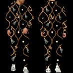 Heren barok joggingpak 16 zwart goud luxe trainingspak suit, Verzenden, Nieuw, Zwart, Algemeen