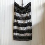 Nieuw: Strapless Pailletten Jurk (Maat M) - Sophyline & Co., Maat 38/40 (M), ., Zwart, Nieuw