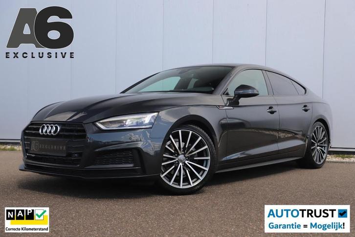 Audi A5 Sportback 35 TFSI Sport S-line black edition Trekhaa, Auto's, Audi, Bedrijf, Te koop, A5, ABS, Airbags, Airconditioning