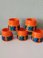 5x Vintage eierdopje EMSA Bolonga, Ophalen of Verzenden, Huis en Inrichting