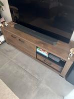 Te koop houten tv meubel met opbergruimte 180x50cm, Huis en Inrichting, Ophalen, 150 tot 200 cm, Zo goed als nieuw, Minder dan 100 cm