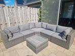 Antraciet grijze Famous hoek loungeset 270x270, Tuin en Terras, Ophalen, Gebruikt, 6 zitplaatsen, Loungeset