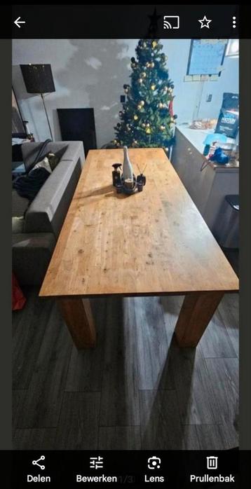 Teaken hout eettafel  beschikbaar voor biedingen