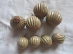8 heksenballen   beige/zandkleurig, Diversen, Kerst, Ophalen of Verzenden, Zo goed als nieuw
