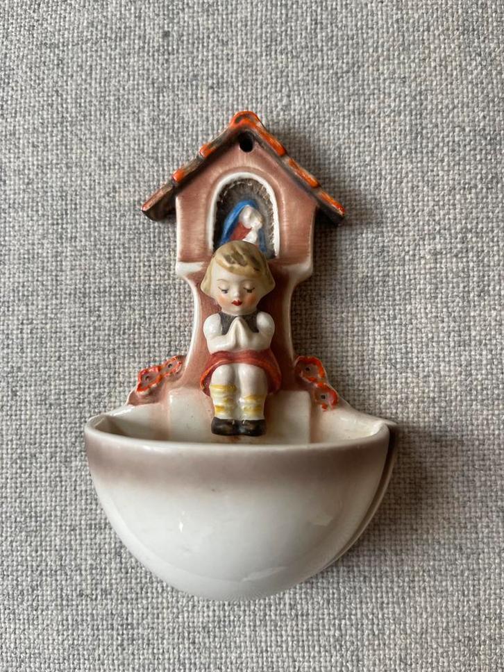 Antiek M.J. Hümmel Wijwaterbakje Nr. 164, Antiek en Kunst, Antiek | Religie, Ophalen of Verzenden