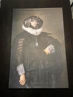 Canvas met honden klassieke schilderijen, Ophalen, 50 tot 75 cm, Zo goed als nieuw, Schilderij