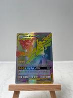 Pickachu & Zekrom-GX Pokémon kaart, Ophalen of Verzenden, Zo goed als nieuw, Losse kaart, Foil