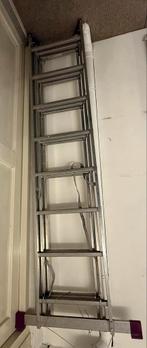 Ladder driedelig 2,29/3,97/5,08, Doe-het-zelf en Verbouw, Ladders en Trappen, Ophalen of Verzenden, Gebruikt, Ladder, 4 meter of meer