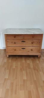 Ladenkast met marmeren blad - 5 lades, Ophalen, Gebruikt, 50 tot 100 cm, Met lade(s)