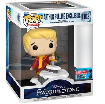 Funko Pop Arthur pulling Excalibur 1103 Sword and the Stone