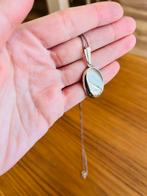 Ketting zilver 925 + hanger 835 zilver yin yang, Ophalen of Verzenden, Zo goed als nieuw, Zilver