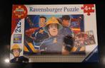 Fireman Sam Ravensburger puzzel 2x24 stukjes, Ophalen of Verzenden, 10 tot 50 stukjes, Zo goed als nieuw, 4 tot 6 jaar