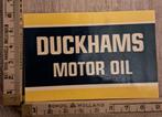 Vintage sticker DUCKHAMS motor oil, Ophalen of Verzenden, Zo goed als nieuw