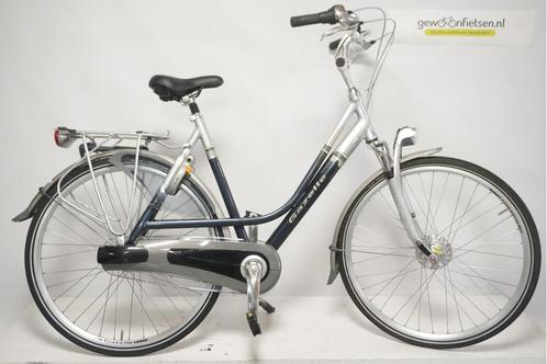 Refurbished Gazelle Davos Silver-Blue 57cm - Damesfiets, Fietsen en Brommers, Fietsen | Dames | Damesfietsen, Zo goed als nieuw